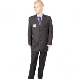 (Артикул 678-1П) Детский черный классический костюм (брюки+пиджак)